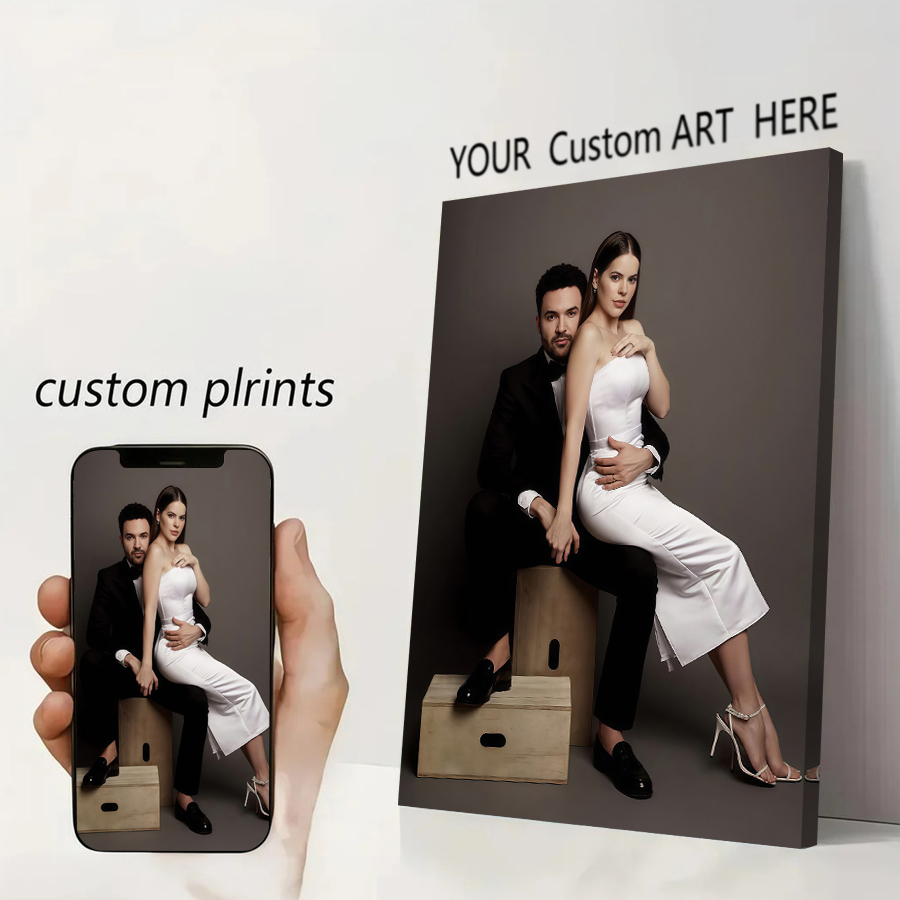 Home Textiles & Decorations - Op maat gemaakte canvasposter Anime Game
