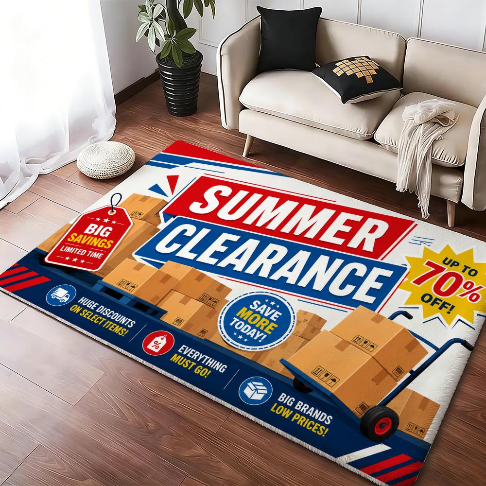 Home Textiles Sale - Zomeruitverkoop Banner Vloermat Zacht Verdikt Absorberend
