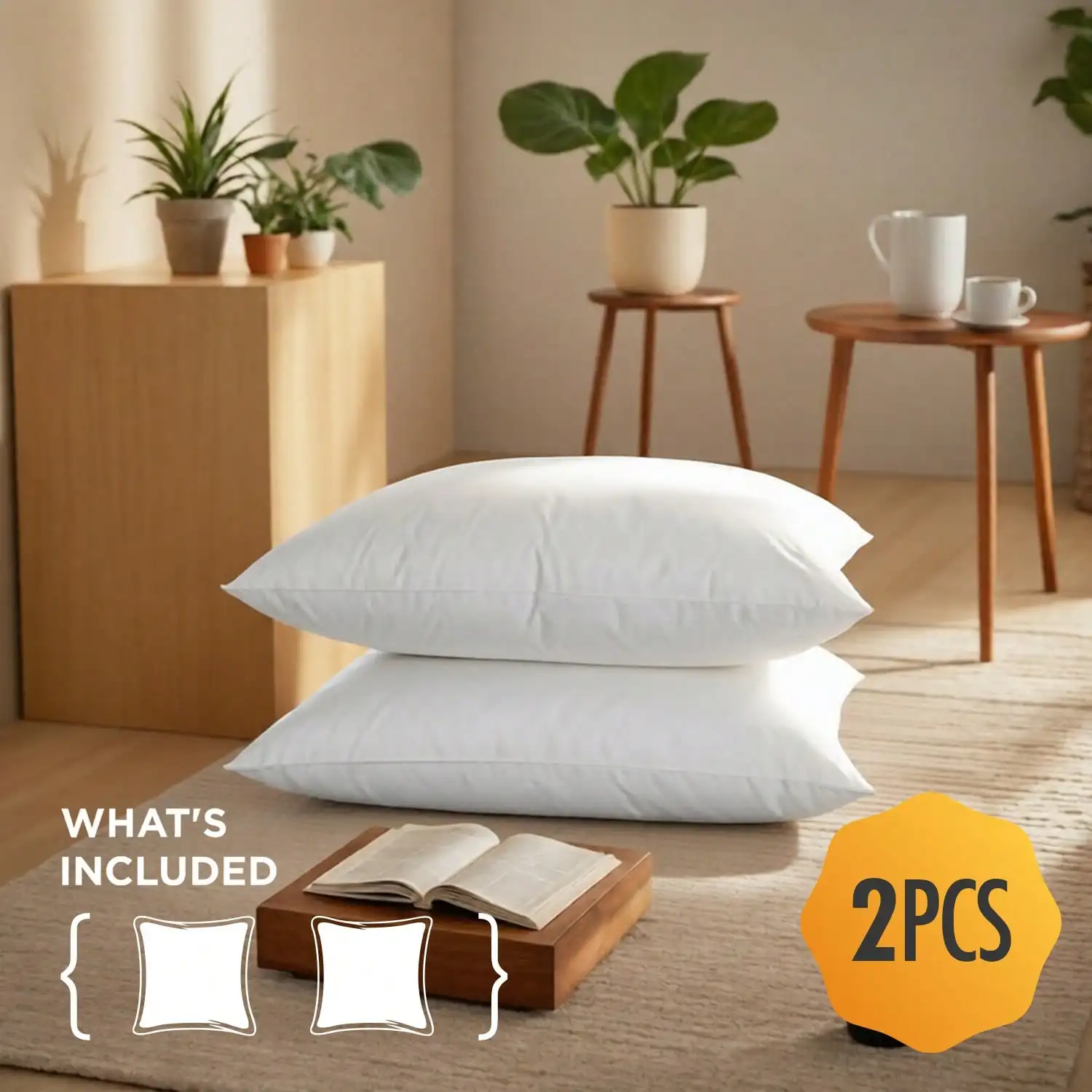 Verpakking met 2 en 4 stuks: 1 - Pillow Insert 18X18 recensie en prijs