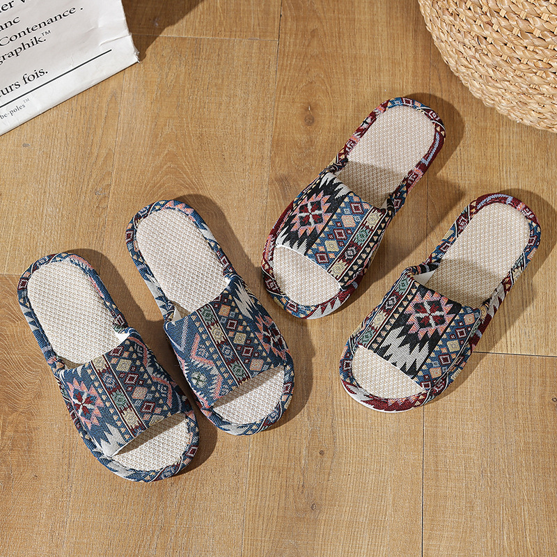 Natuurlijke linnen sandalen vo - Home Textile recensie en prijs